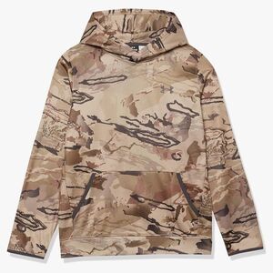 NWT Under Armour Boys Camo Outdoor Hoodie Front Pocket Quick-Drying  Size Small